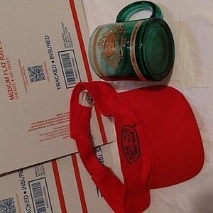 Ron Jon surf shop. Cap/visor and glass